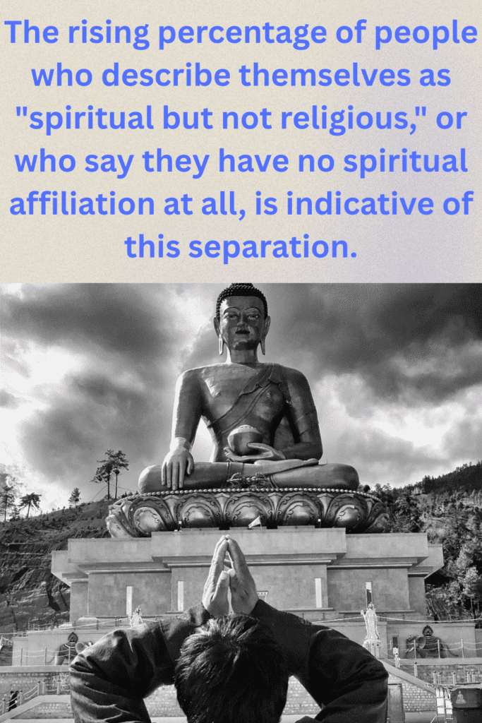 People Disconnected from Spirituality