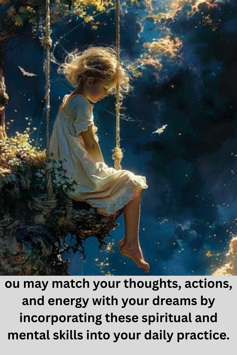 ou may match your thoughts actions