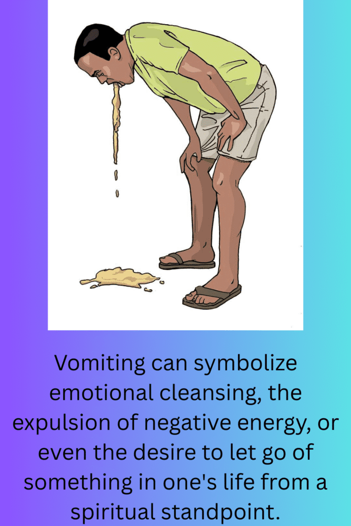 Meaning of Vomiting in a Dream